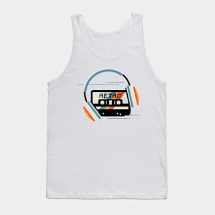 Retro Cassette Tape (Retro) Tank Top